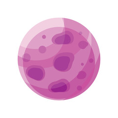 vector illustration of planet