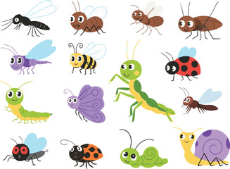 set of insects