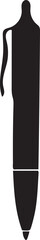 Pen silhouette icon vector