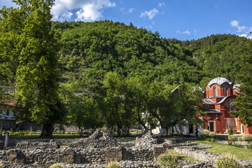 Church complex of the Serbian orthodox monastery of Pec, Kosovo