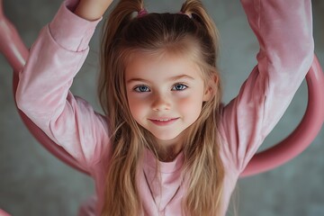 portrait of a little girl
