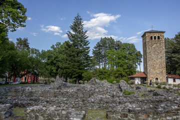 Fototapeta premium Church complex of the Serbian orthodox monastery of Pec, Kosovo