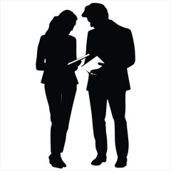 businessmodel silhouette