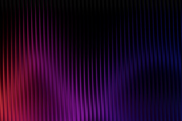Dark abstract background with vertical lines and neon color glow