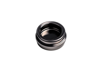 Recessed black door handle, studio shot, dark background, hardware