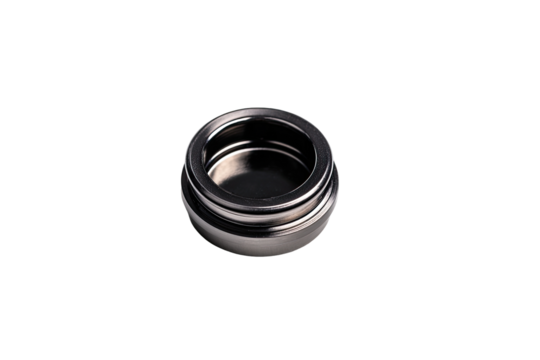 Recessed black door handle, studio shot, dark background, hardware