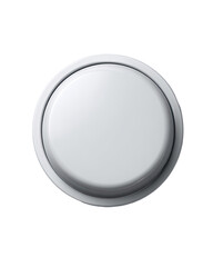 White round button, digital interface, close-up, website design