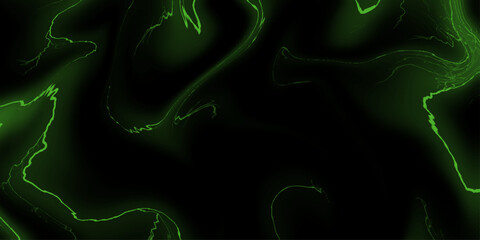 Abstract green and black acrylic pour liquid marble surface design. Acrylic pour onyx marble oil paint background illustration. Vintage modern high-quality wallpaper image theme.