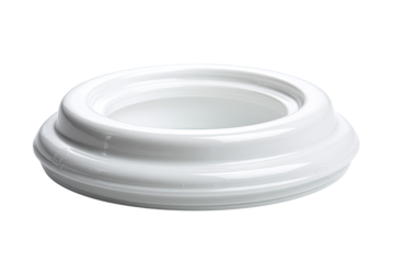 White plastic part, studio shot, product detail, packaging