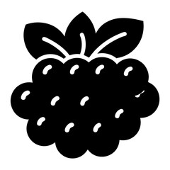 Blackberry vector icon illustration fresh organic fruit blackberry drawing blackberry clip art blackberry