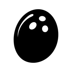Bowling ball vector graphic for sports equipment and recreational activity design projects download free