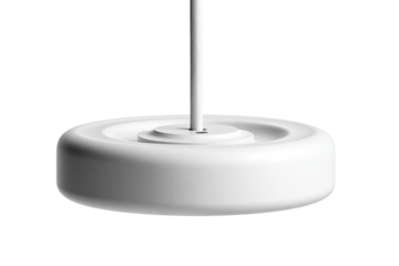 White flagpole base, studio shot, plain background, event use