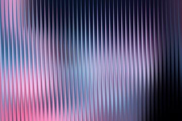 Abstract background with vertical wavy lines and pink and blue hues