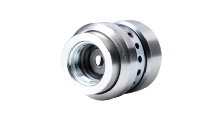 Precision rotary joint, close-up, studio, engineering, industrial