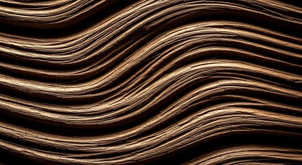Connectivity closeup of wavy wood grain texture with dramatic lighting