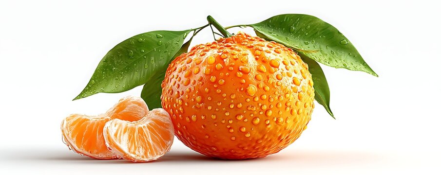 Bright orange emoji icon with dimpled peel texture and radiant citrus glow