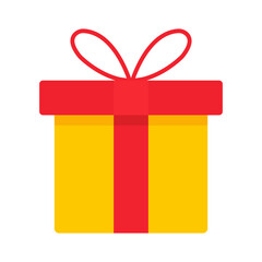 gift box color flat icon