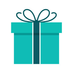 gift box color flat icon