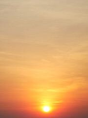 Golden Sunrise: The sun ascends the sky, its warm glow painting the heavens with vibrant hues and creating an awe-inspiring sight.