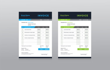 Professional Invoice Design, Money Receipt Design, and Cash Memo Template – Modern, Editable, and Printable Business Formats