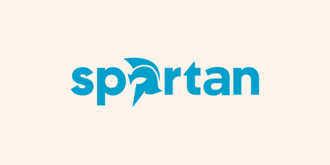 Spartan Helmet Logo design unique