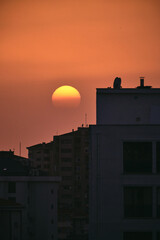 Sunset over the city, Turkey, Istanbul