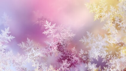 Abstract floral fractal design