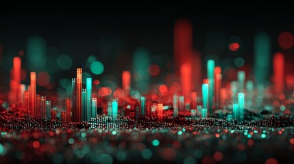 Unlocking possibilities with data-driven science and ai solutions. Crypto analytics. Subtle enhancements in big data: emphasizing neural networks and data shifts. Bullish trend.