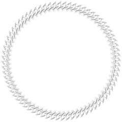 Vintage Ornamental Frame – Elegant White  Border on a transparent background. PNG, 300 DPI