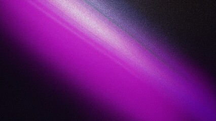 Purple Abstract Gradient Shape on Black Backdrop with Grainy Noise Texture Background for Modern Banner, Poster, and Digital Design