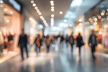 Blurry indoor shopping mall scene (1)