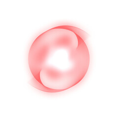 A futuristic portal glows promising innovation with radiating crimson lines and a core of brilliant light set against