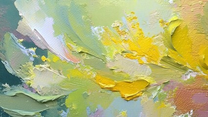 Artistic Oil Paint Textures with Vibrant Color Strokes as Abstract Background for Modern Creative Design and Decorative Backdrop