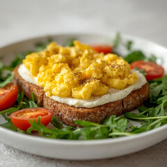 Delicious healthy breakfast