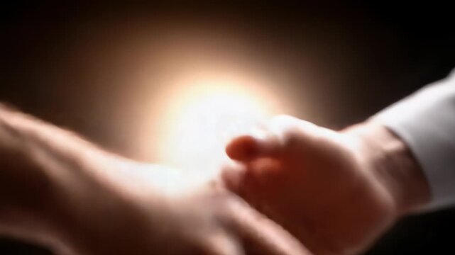 Business cooperation handshake reaches consensus