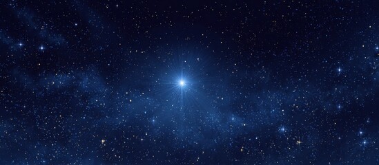 Fototapeta premium Deep space with a brilliant star