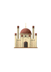 Ancient Islamic Mosque Tower.ai