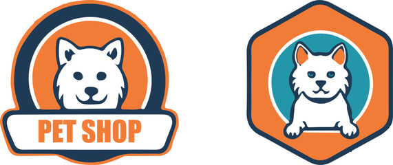 vector image of a dog with bone