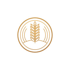 agriculture logo design vector 