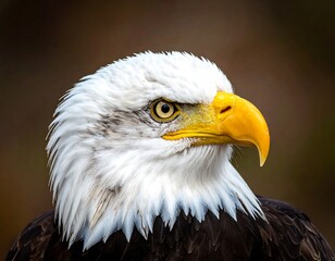 Obraz premium Close-up eagle portrait