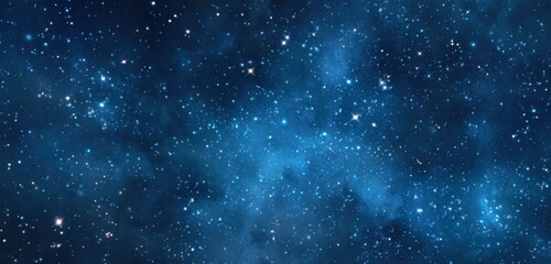 Obraz premium Deep space nebula with scattered stars (1)