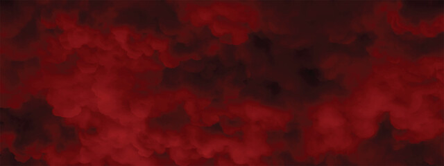 Dark abstract red smoke texture rising in scary horror style design © ShadOw