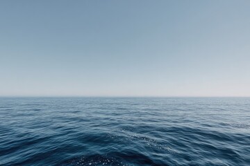 Fototapeta premium Expansive view of a calm ocean