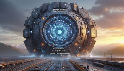 Navigates superheated reactor chambers to replace degraded walls