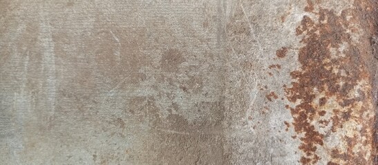 Corroded Galvanized Metal Surface with Heavy Rust