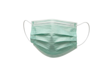 Isolated protective medical face mask to protect from virus, pollution or allergy