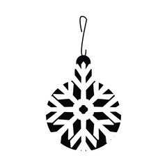 set of christmas ornaments