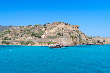 Fototapeta premium island of Spinalonga, Crete, Greece