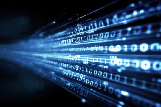 Digital data stream - Powered by Adobe