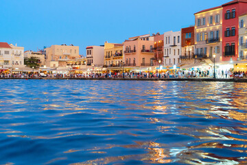 venetian habour of Chania, Crete, Greece